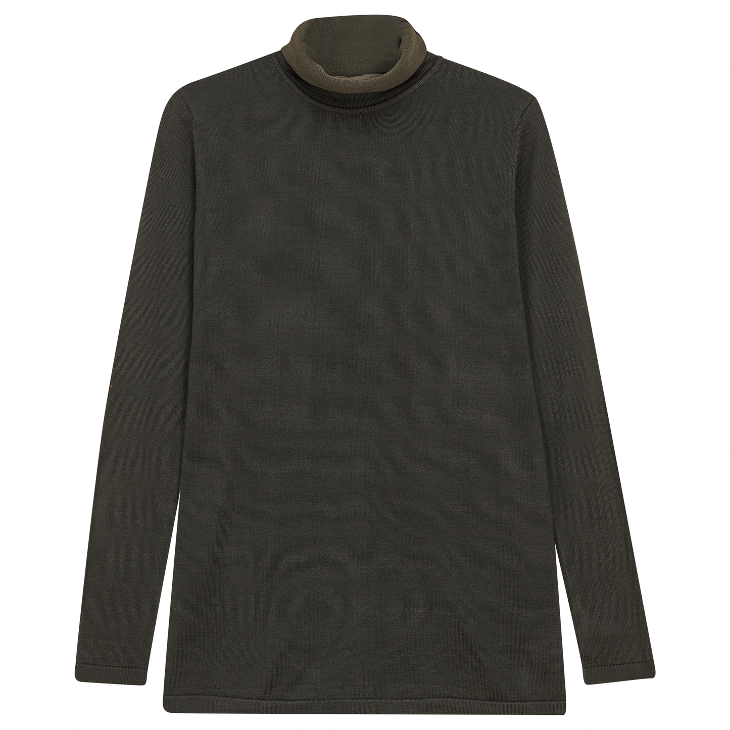 Maternity Thin Knit Turtleneck Dark Olive