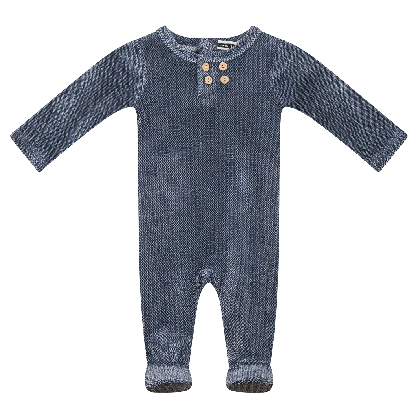 Velour Onesie Blue