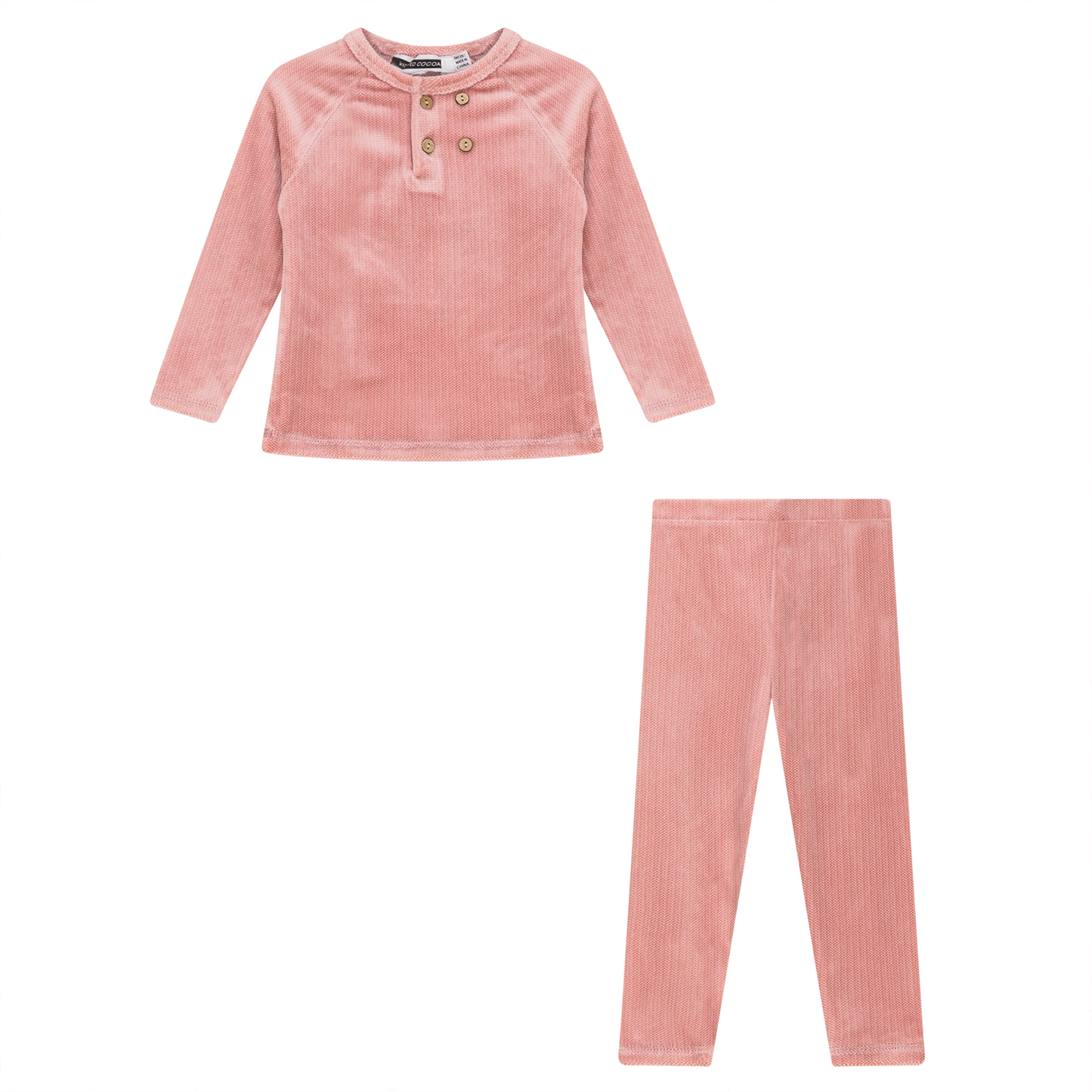 Velour 2PC Set Pink