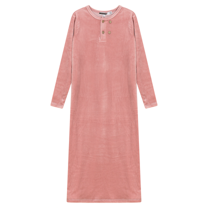 Velour Night Gown Pink