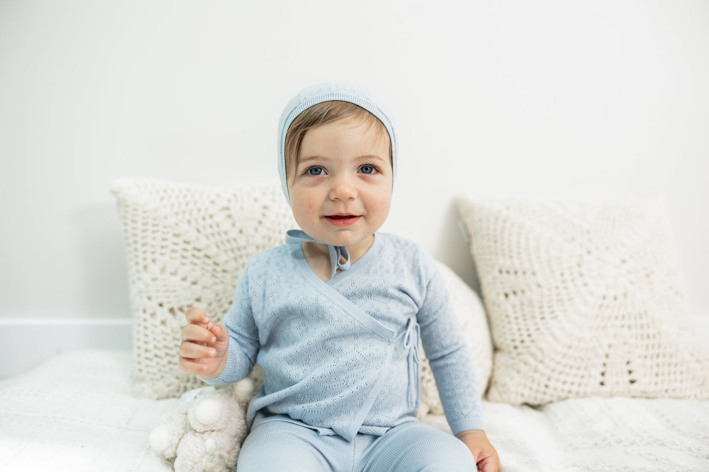 Pointelle Knit 3Pc Set