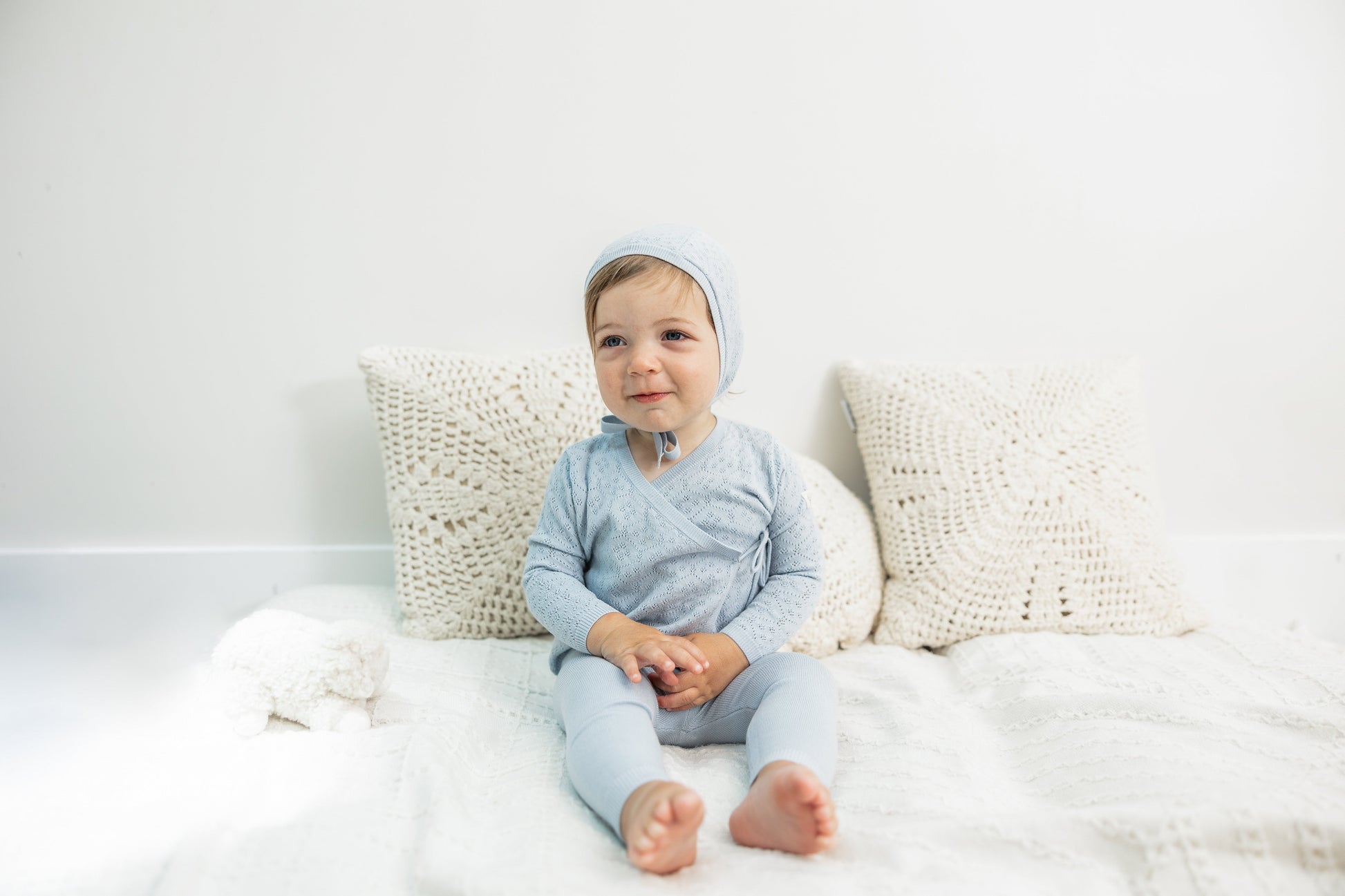 Pointelle Knit 3Pc Set