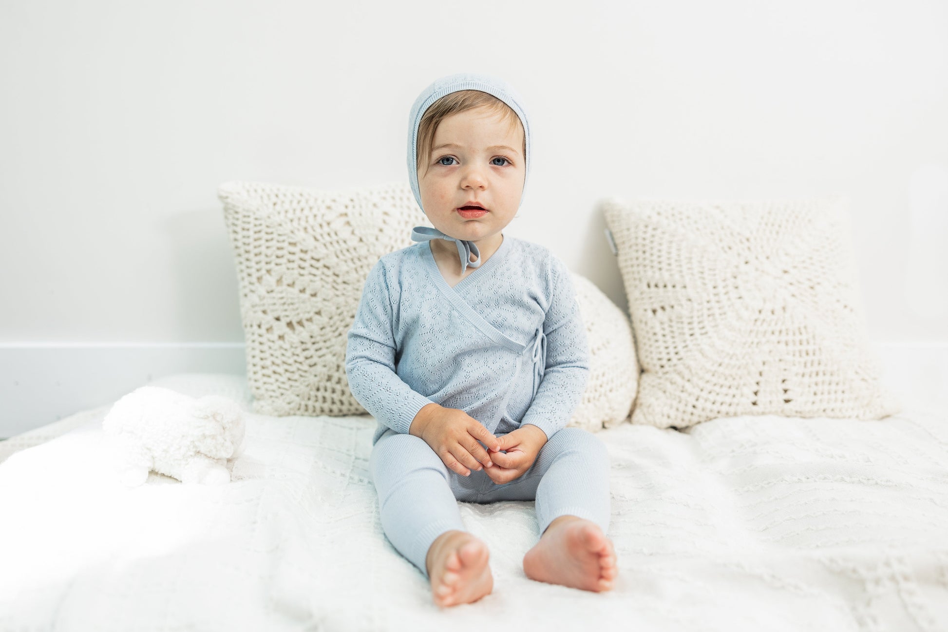 Pointelle Knit 3Pc Set