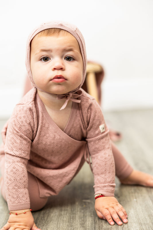 Pointelle Knit 3Pc Set