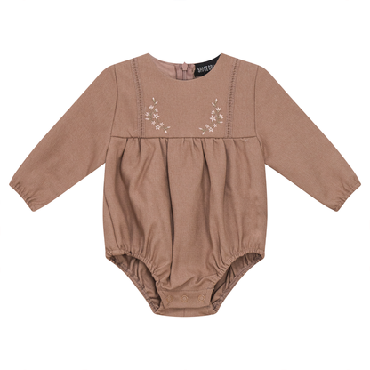 Floral Embroidered Bubble Pink