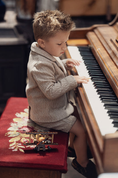 Textured Knit Blazer