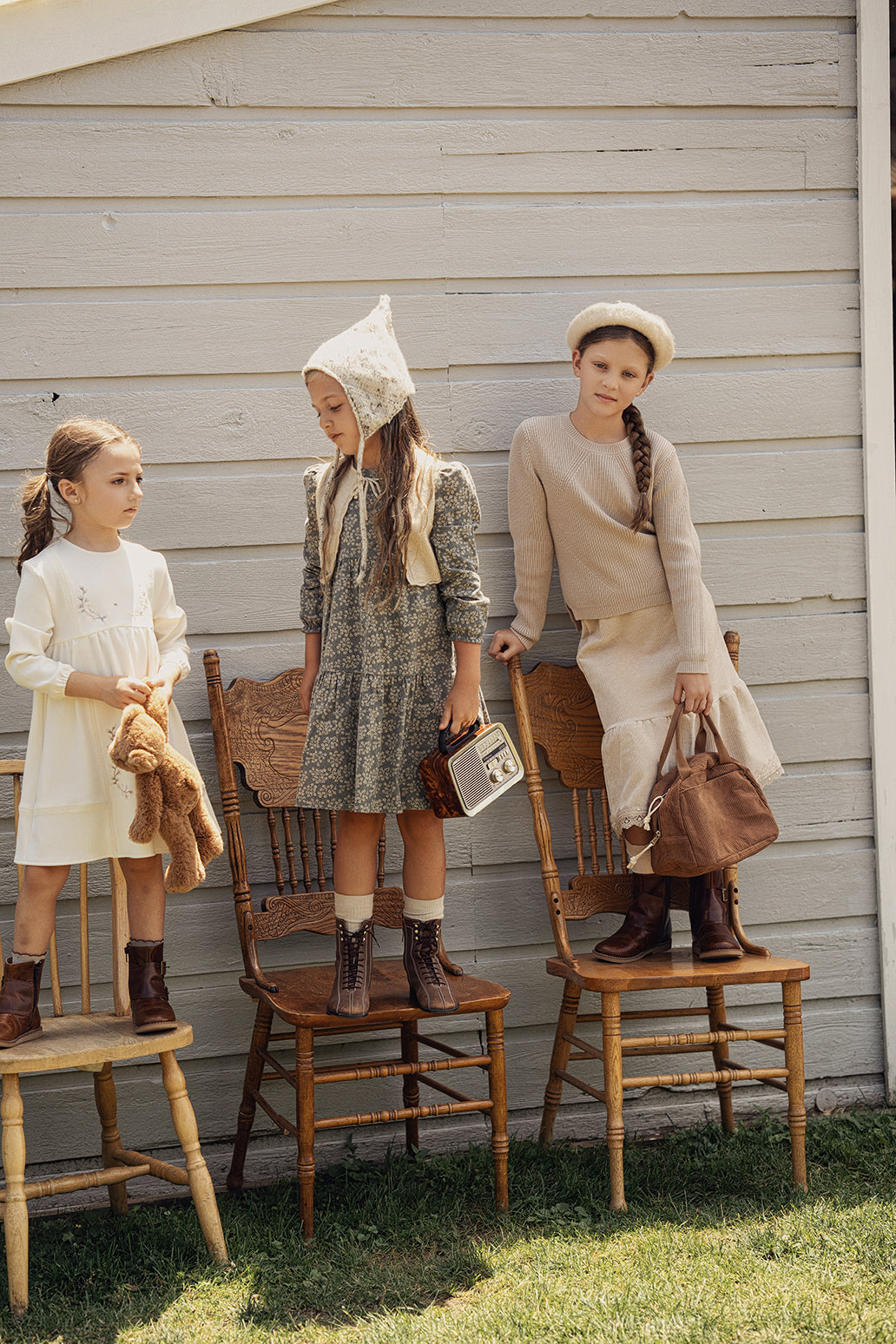 Lace Trim Velvet Skirt