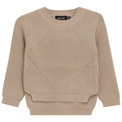Chunky Knit Sweater Beige