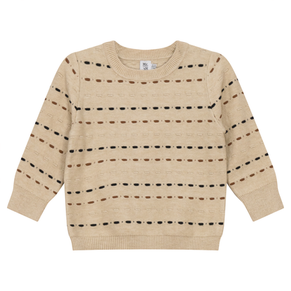 Knitted Sweater Dark Almond Black