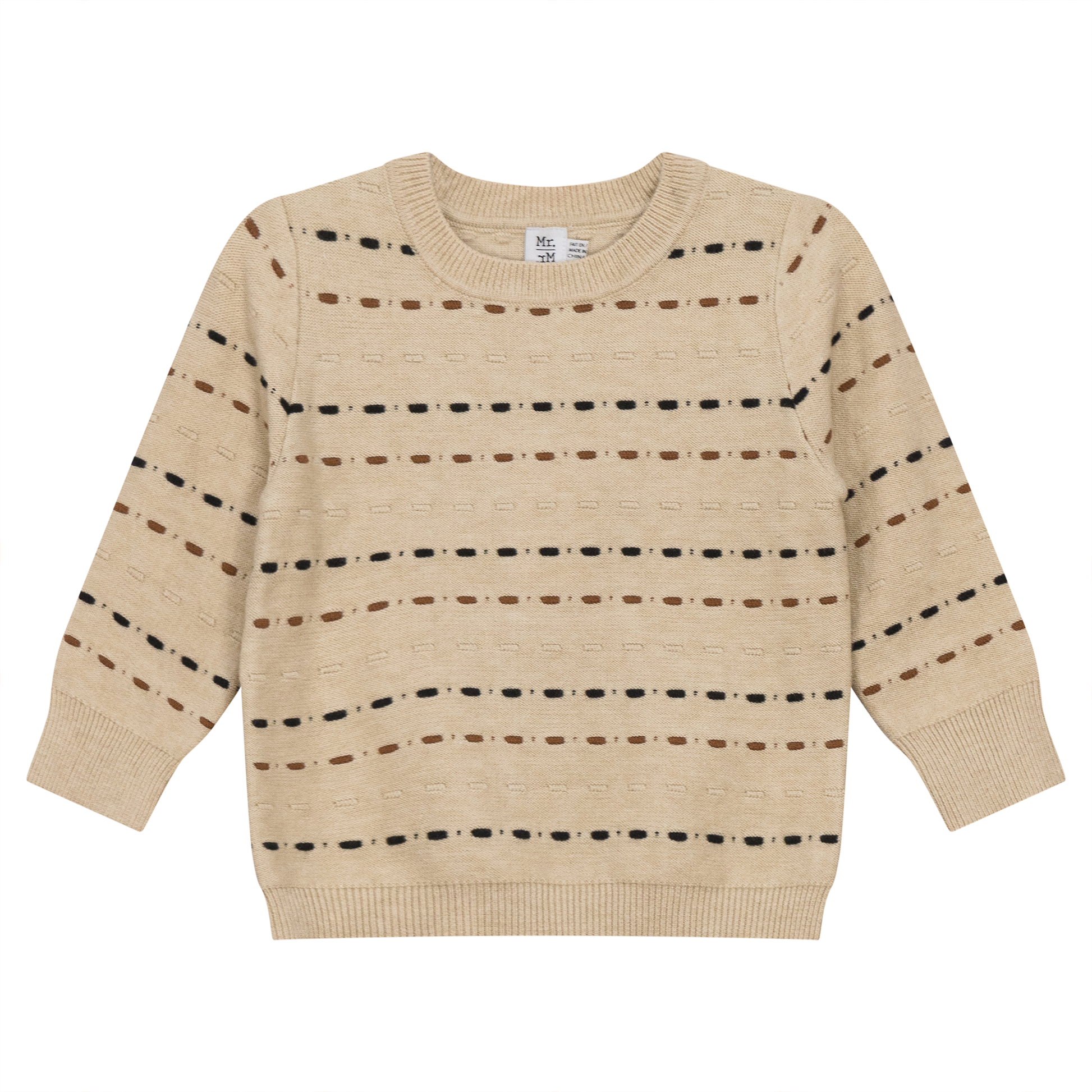 Knitted Sweater Dark Almond Black