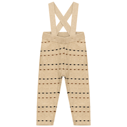 Knitted Overall Dark Almond Black