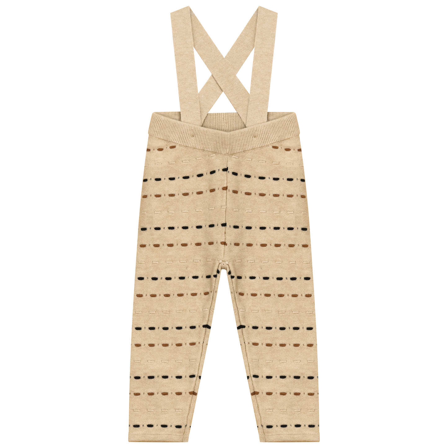 Knitted Overall Dark Almond Black