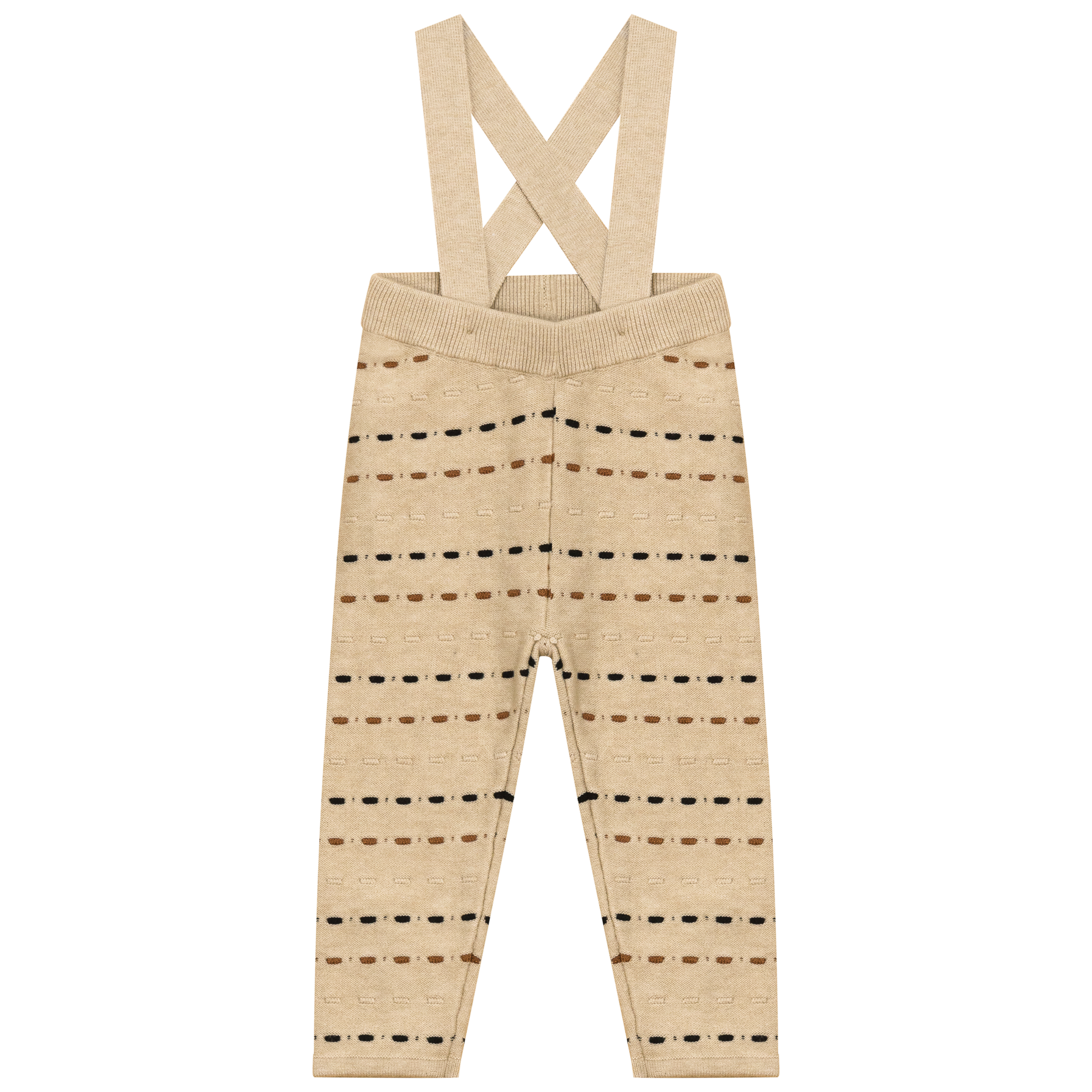 Knitted Overall Dark Almond Black