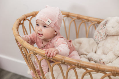 Fake Wrap Onesie with Hat