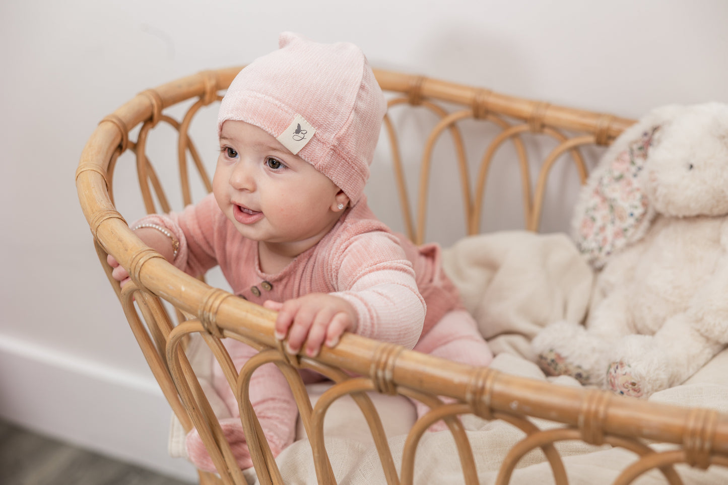 Fake Wrap Onesie with Hat