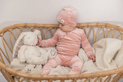 Fake Wrap Onesie with Hat