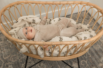 Fake Wrap Onesie with Hat