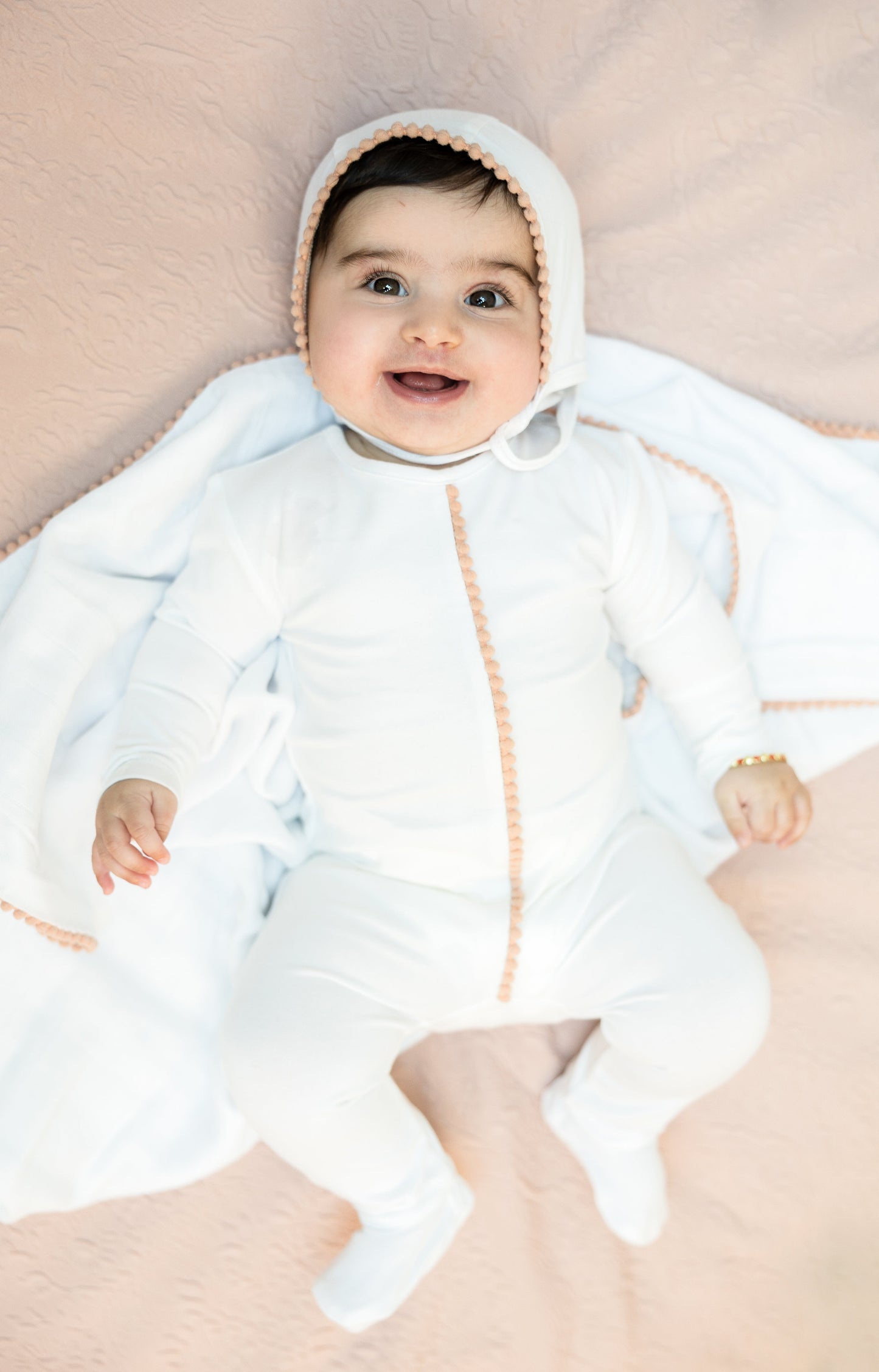 Pom Pom Trim Swaddle