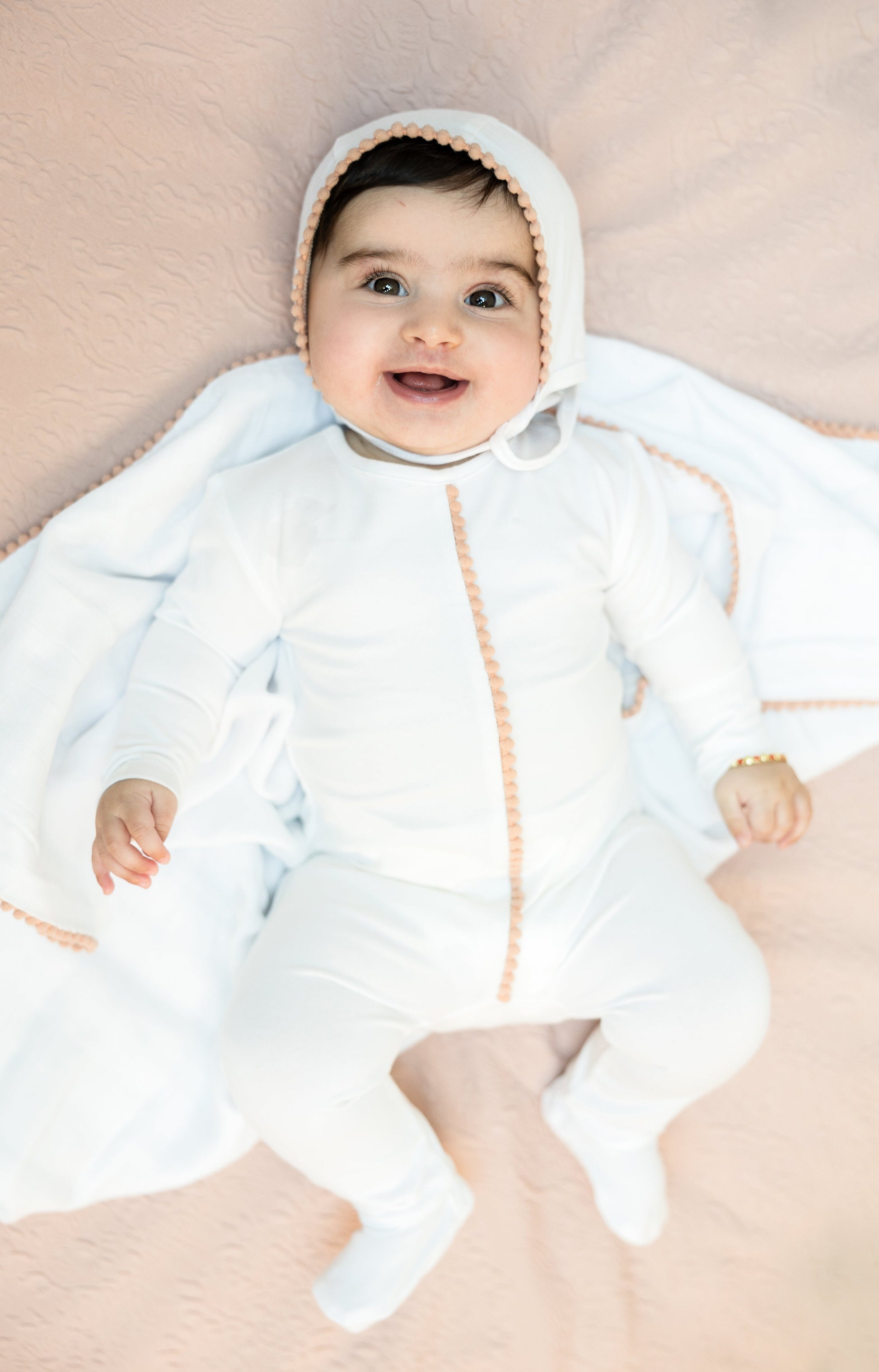 Pom Pom Trim Swaddle