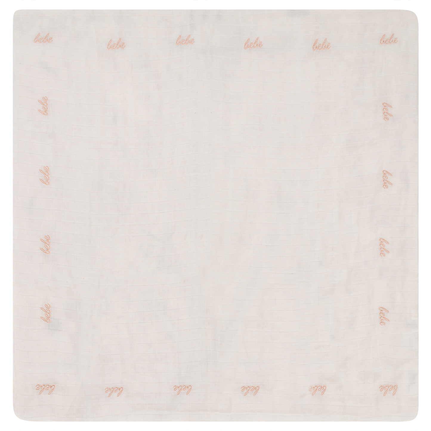 Bebe Embroidered Swaddle Off White Light Maple One Size