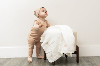 Bebe Embroidered Swaddle