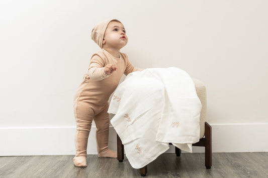 Bebe Embroidered Swaddle