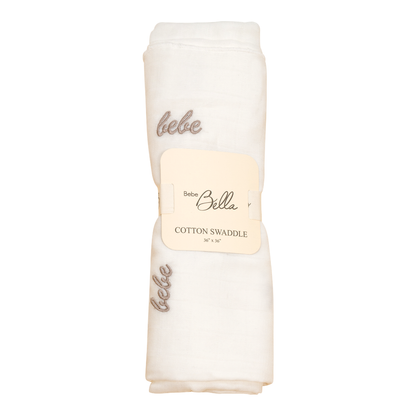 Bebe Embroidered Swaddle