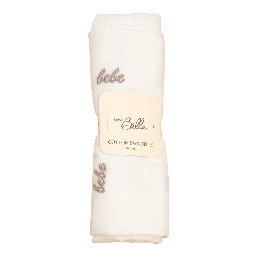 Bebe Embroidered Swaddle