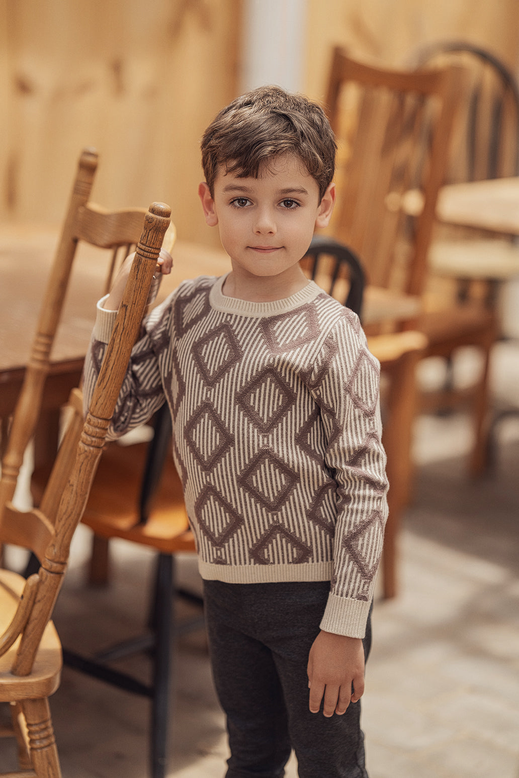 Diamond Knit Sweater