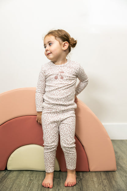 Cherry Print 2Pc Set