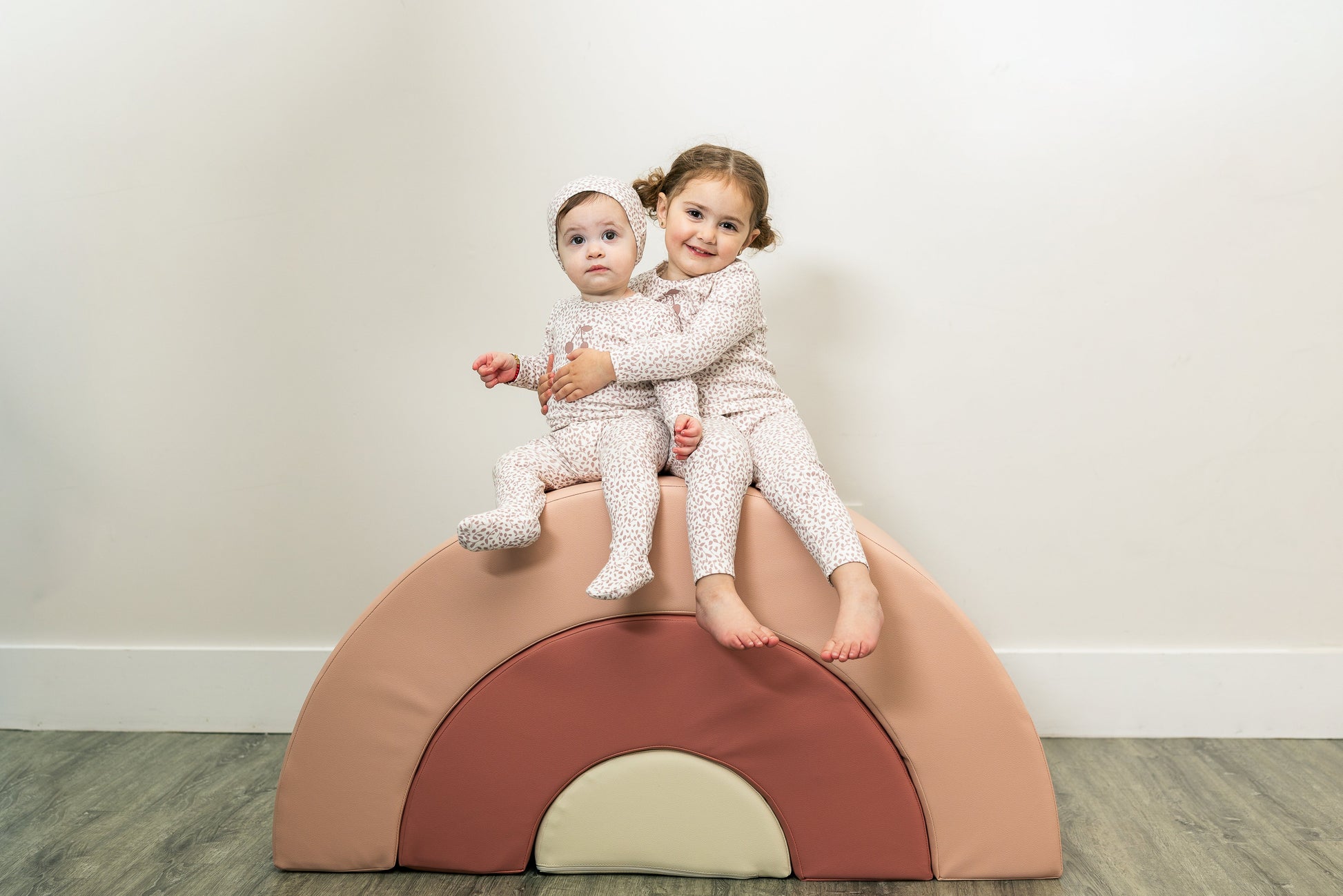 Cherry Print Onesie with Hat