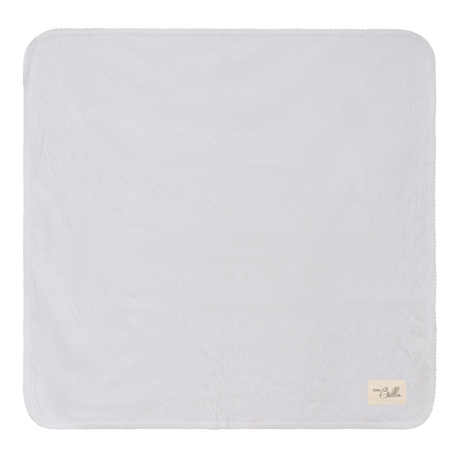 Crinkled Jersey Blanket White One Size
