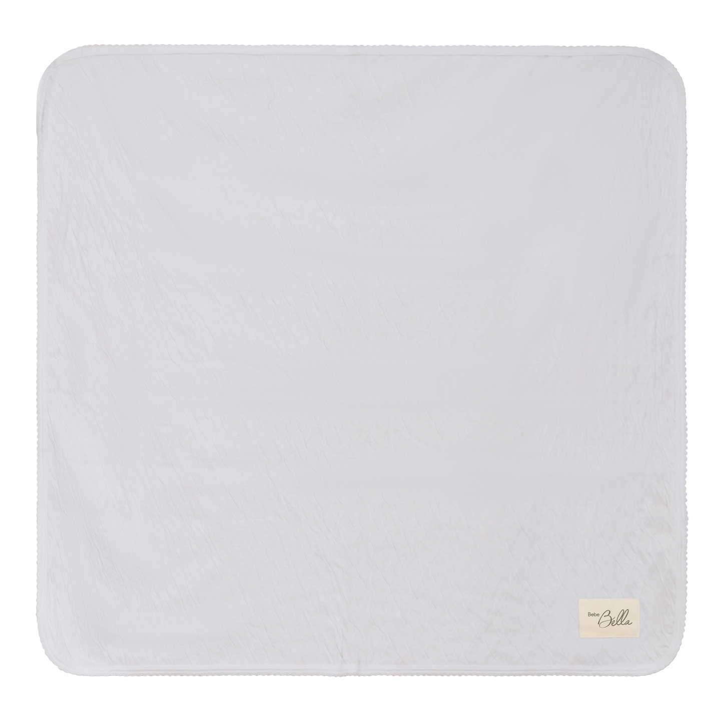 Crinkled Jersey Blanket White One Size