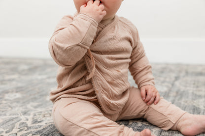 Crinkled Jersey Wrap 2Pc Set