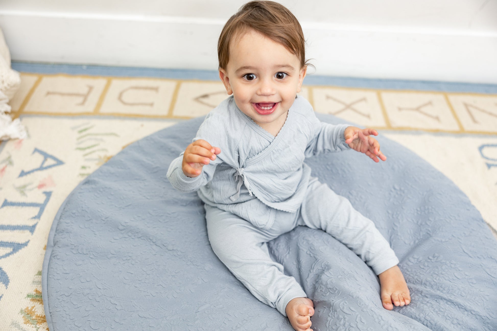 Crinkled Jersey Wrap 2Pc Set