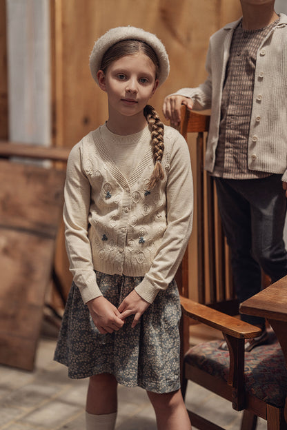 Pointelle Knit Woven 2Pc Set