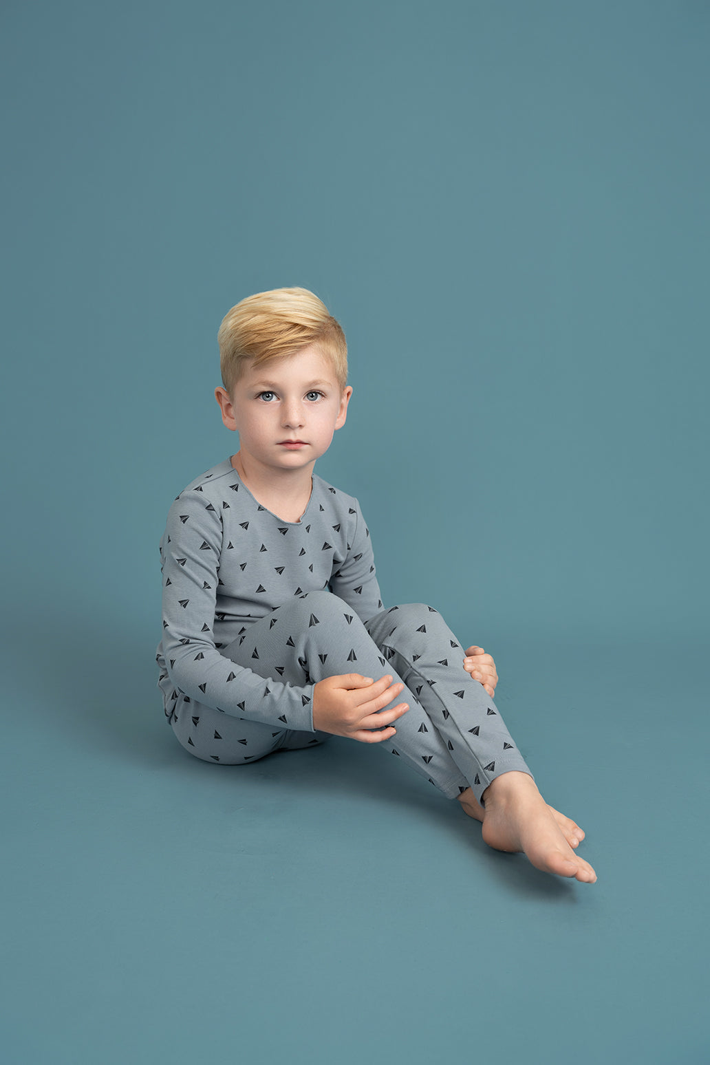 Heart and Paper Plane Print 2Pc Set