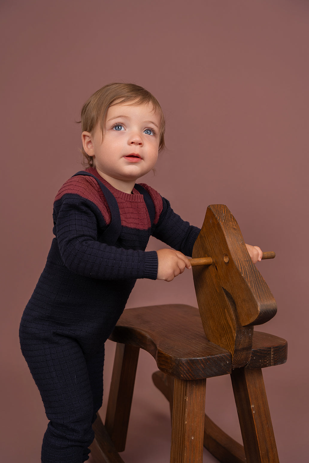 Checkered Knit 2Pc Set