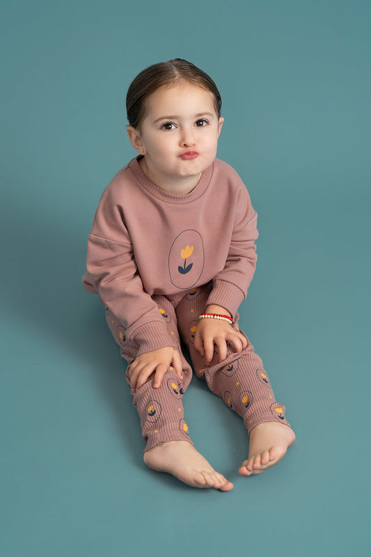 Flower and Hot Air Balloon Print 2Pc Set