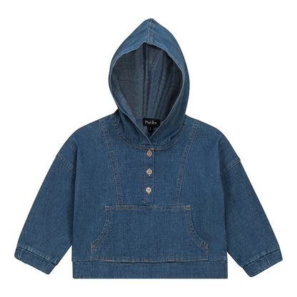 Denim Hooded Top Denim