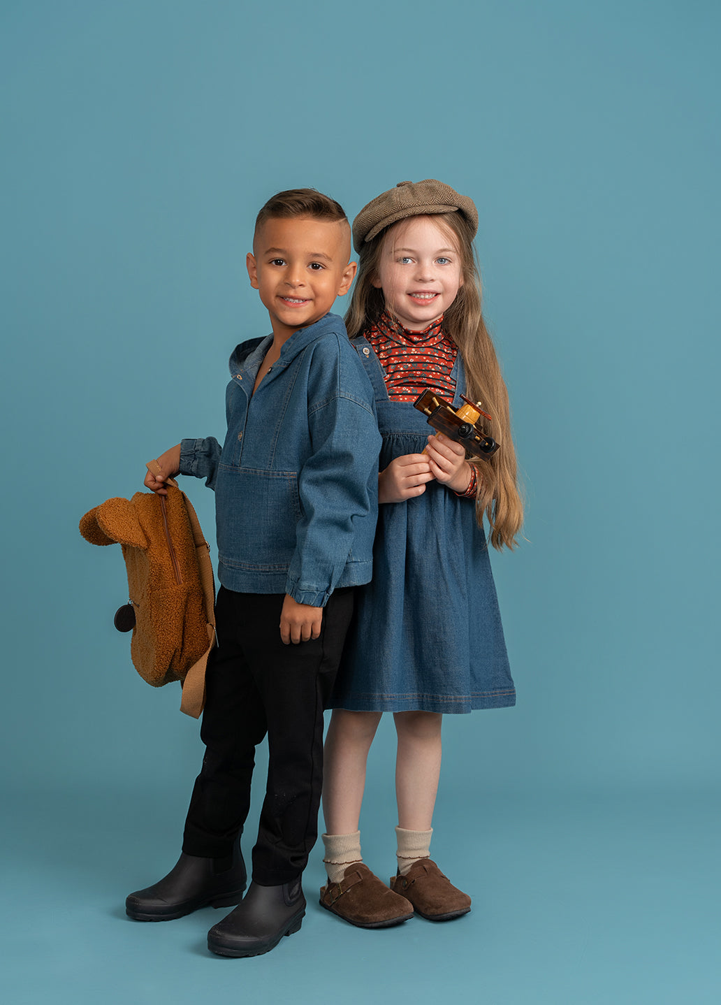 Stripped Rib Mock Neck Top