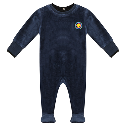 Velour Onesie Navy