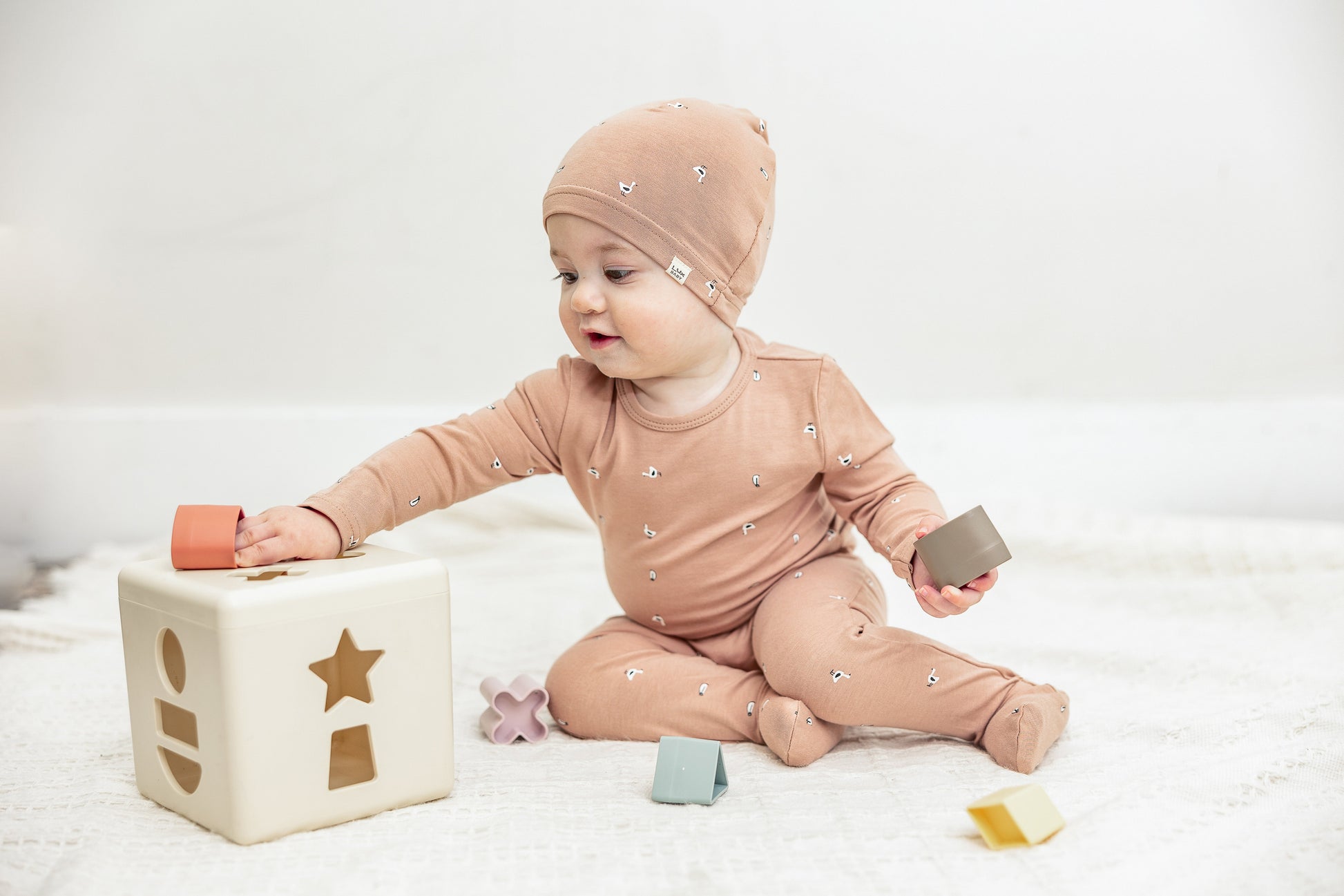 Penguin Printed Onesie Set