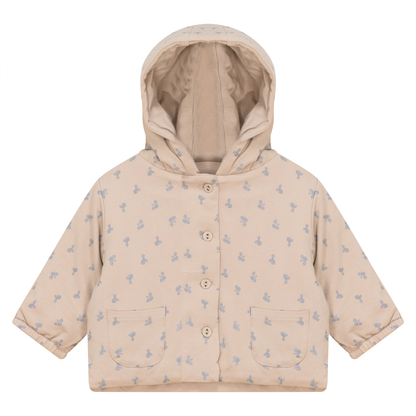 Raddish Printed Jacket Blue Biscuit