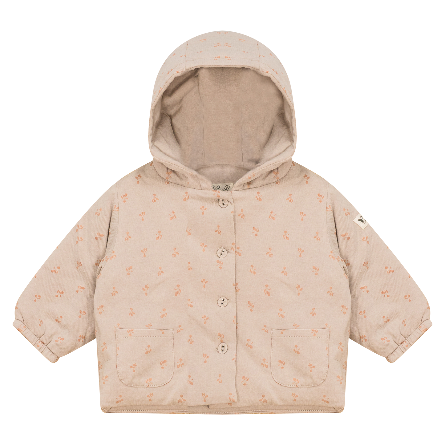 Raddish Printed Jacket Pink Biscuit