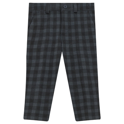 Plaid Long Pants Grey