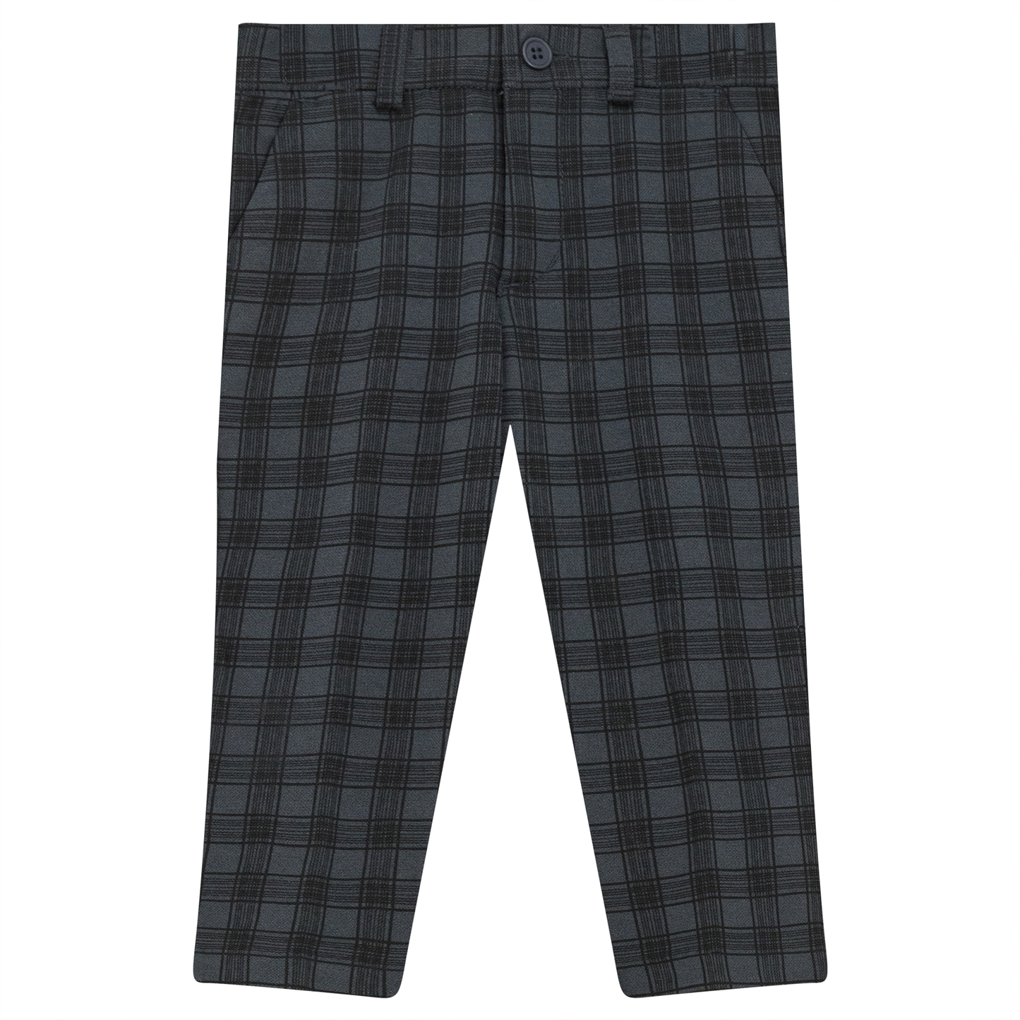 Plaid Long Pants Grey
