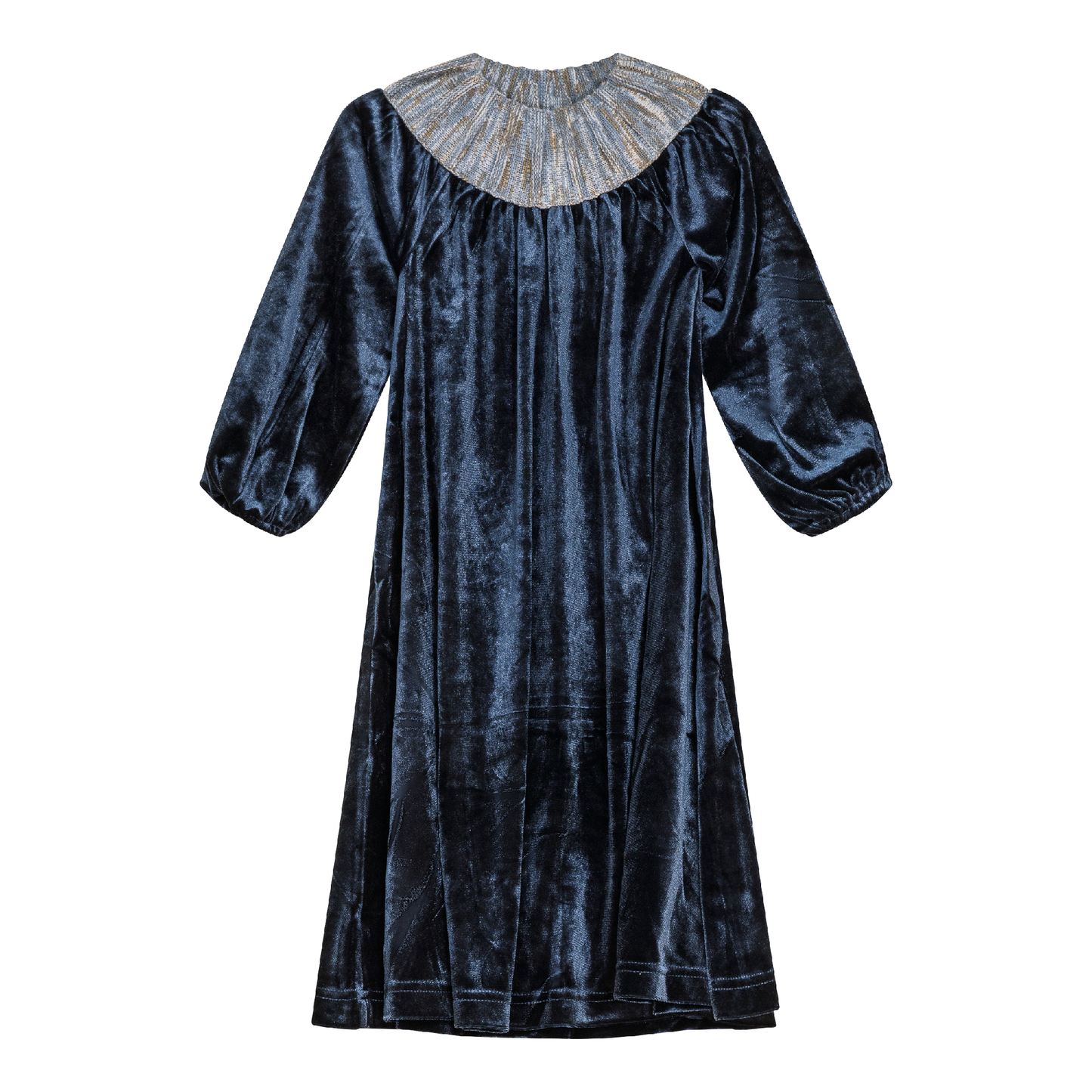Velour Robe Navy