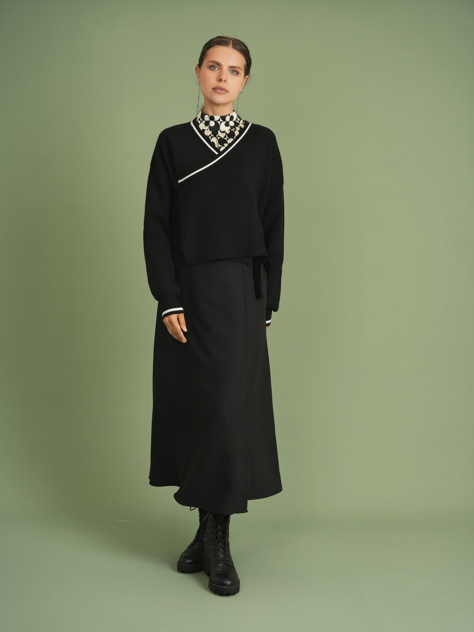 Knitted Crop Cardigan