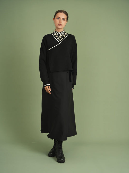 Knitted Crop Cardigan